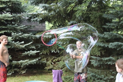 mega bubble man playground
